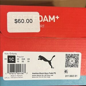 Puma Kids Sneakers - Black and Red